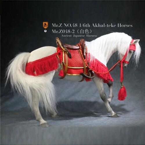 42CM 1/6 Mr.Z 048 Simulation Resin Horses Warm Blood Horse Mounts Animal Model Toy for Collection Gift Collectible Souvenir