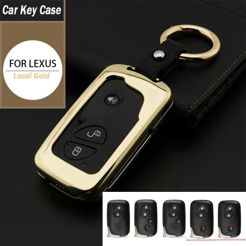 Zinc Alloy Car Styling Remote Key Cover Case Fob Shell Keychain Bag For Lexus CT200h ES300h IS250 GX400 RX270 RX450h RX350 LX570