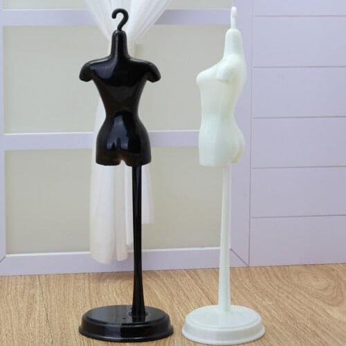 2 Color Display Holder For Barbie Dolls Dress Clothes Gown Mannequin Model Support Stand For Barbie Doll Accessories Kids Toys
