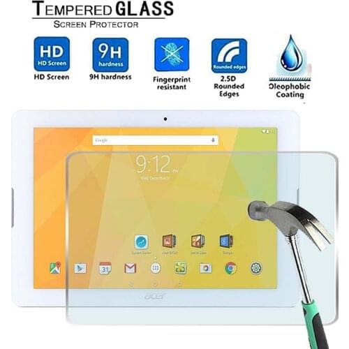 For Acer Iconia One 10 B3-A20 10.1 Inch -Premium Tablet 9H Tempered Glass Screen Protector Film Protector Guard Cover