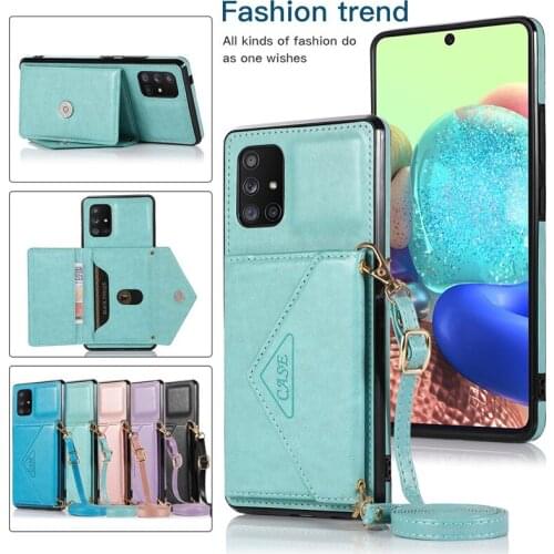 Flip Leather Case Etui For Samsung Galaxy A71 A51 A41 A31 A21 A11 A21S A42 Note 20 Ultra S21 S20 FE 5G Wallet Card Cover Coque