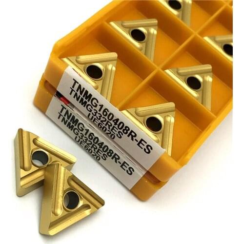 TNMG160404R ES UE6020 Carbide insert turning tool CNC cutting tool turning insert TNMG 160404R external turning tool lathe tools