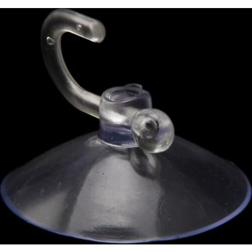 K5DC 10PCS Glass Window Wall Strong Suction Cup Hooks Hanger Kitchen Bathroom door