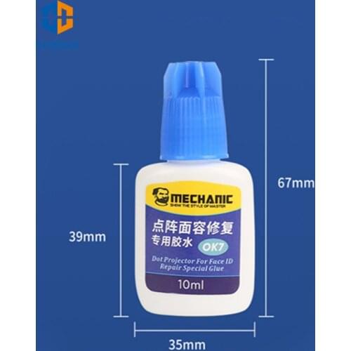 10ML MECHANIC OK7 Glue For Apple IPhone Repair Dot Matrix Face Repair Glue Supports IPhone X-11PROMax Repair Tools