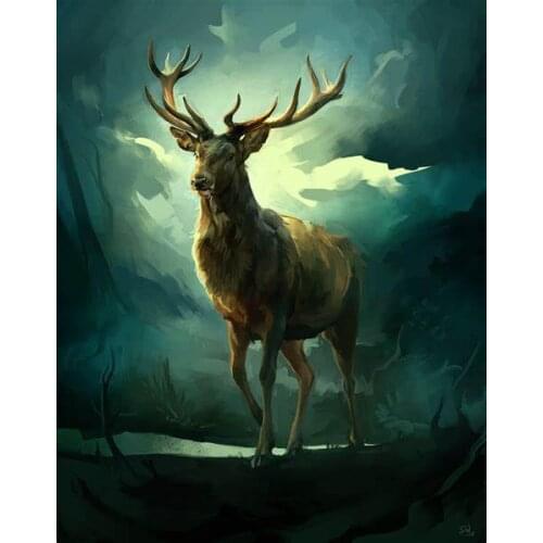 Lot style Choose Lion Elephant Deer Zebra Art print Silk poster Home Wall Decor