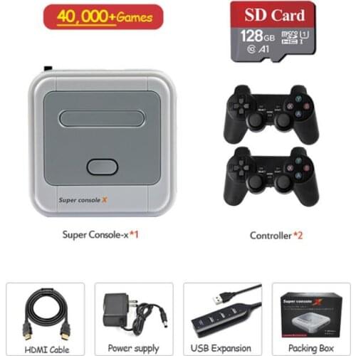 Mini Retro Game Console 50000+ Games Wireless Video Gaming Player For PS1/N64 4K HD Output TV Game Box Console Gift For Children