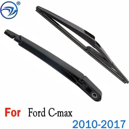 Wiper 12" Rear Wiper Blade & Arm Set Kit For Ford C-max 2010-2017 Windshield Windscreen Rear Window