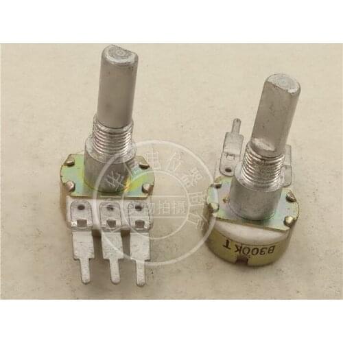 Original new 100% 16 Type single potentiometer B300K long terminal foot shaft length 20MMF (SWITCH)