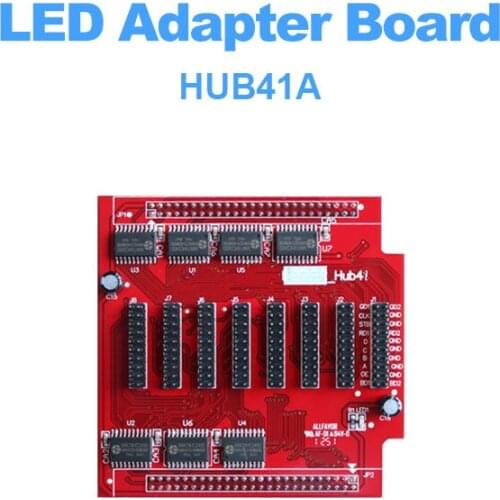 Adpter plate conversion card Hub41 (red) adapter board with 8*hub41 port included For led screen display