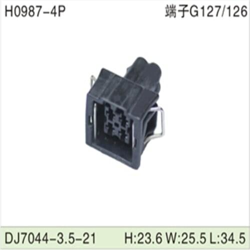 Free shipping 500pcsDJ7044-3.5-211 4Pin 3.5mm AMP Car Electrical Wire Connectors for VW,BMW,Audi,Toyota,NISSAN AND other