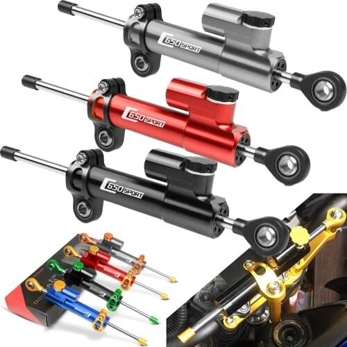 For BMW C650SPORT 2015 2016 2017 2018 2019 C650 SPORT Motorcycle Accessories Adjustable Steering Damper Stabilizer Control