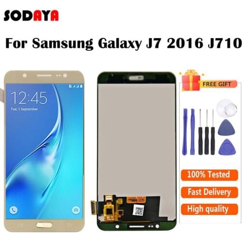TFT For Samsung J7 2016 Display J710 SM-J710F J710M J710H J710FN LCD Display With Touch Screen Digitizer Assembly