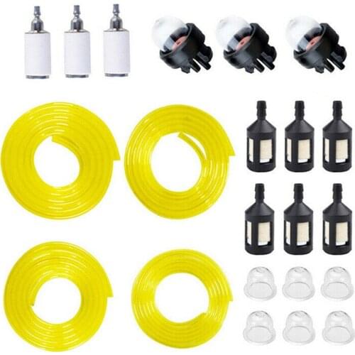 22pcs / Set Fuel Hose 2 / 2.5 / 3mm Fuel Pump For Chainsaw Brushcutters Made Of High Quality Material, Durable To Use