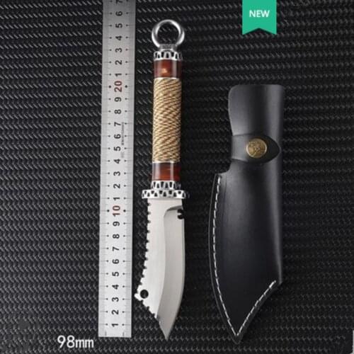 High Quality Hunting Knife Straight Knife Handle Pocket Knife Outdoor Camping Survival Tools Tactical Utility Knives