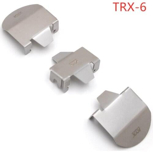 KYX Stainless Steel Axle Protective Plate Upgrade Part for 1/10 Rc Crawler Traxxas 6x6 TRX6 TRX-6 G63