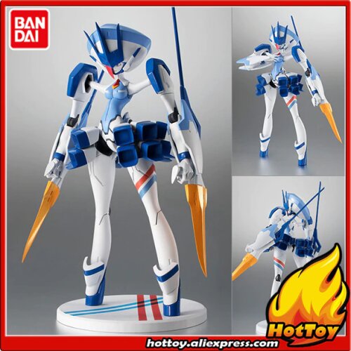 100% Original BANDAI SPIRITS Tamashii Nations Robot Spirits No. 244 Action Figure - Delphinium from "DARLING in the FRANXX"