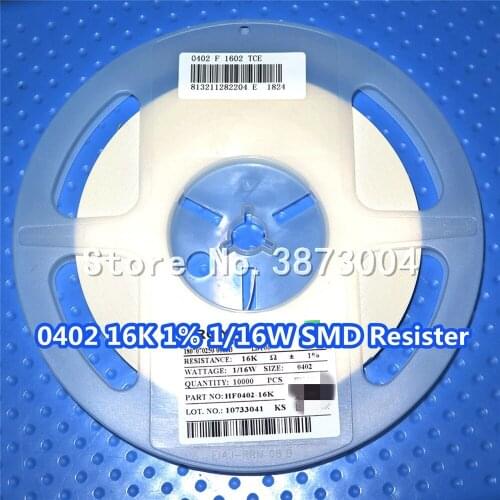 10000Pcs 0402 16K 1% 1/16W HF0402-16K New and origianl