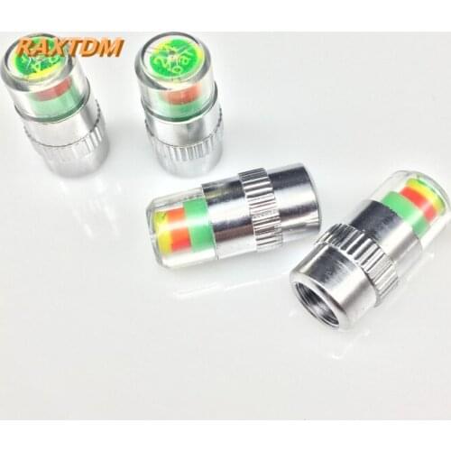 4pcs Car Auto Tire Air Pressure Valve Stem Caps Sensor Indicator Alert For Honda Accord FIT CITY CRV CR-V CIVIC HR-V Vezel