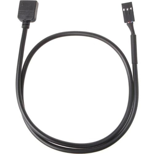 5V 3PIN RGB VDG Adapter Line Connector for Motherboard 5V 3Pin VDG to Normal 3Pin Conversion Cable Black