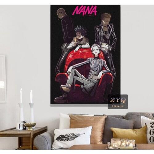Nana Shinichi obuo Yasushi anime Poster Painting Wall Art Canvas For Living Room Home Bedroom Study Dorm Art Decoration Prints