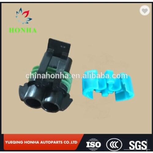 Free shipping 5sets 2pin 2 Way Female Sensor Plug Auto Car fan plug Connector 15300027 for Delphi