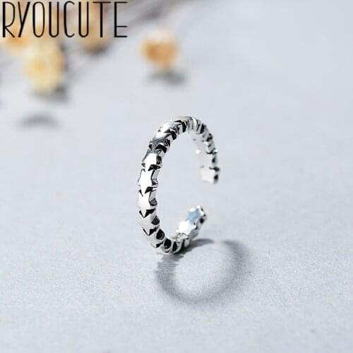 Bohemian Vintage Big Star Ring For Women Female Lady Antique Knuckle Cocktail Rings Boho Jewelry Anillos