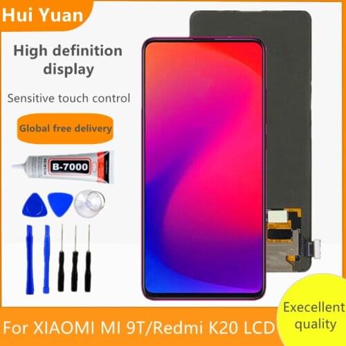 AMOLED For XiaoMi Mi 9T LCD with frame for Redmi K20 Pro / K20 Display mi 9t pro Touch Screen Digitizer Assembly