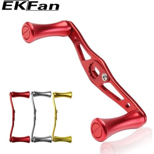EKFan Handle Hole Size 8*5mm Aluminum Alloy Water Drop Fishing Reel Handle for Bait Casting Fishing Reel