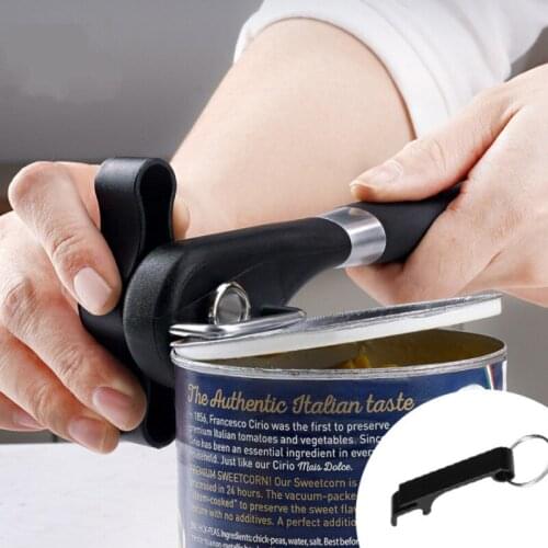 Multifunctional ABS Stainless Steel Canning Knife Bottle Opener Oval Square Column Oblate Canned Food Kitchen Tool Accessories