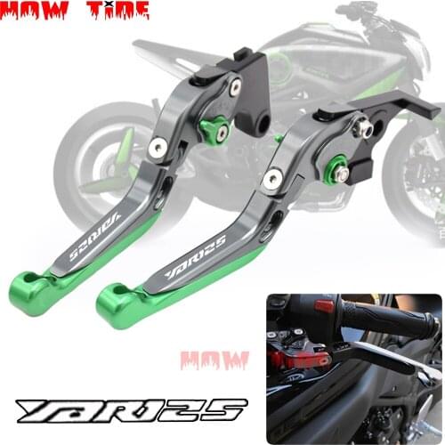Motorcycle Accessories Parts Handlebar For Yamaha YBR125 2005-2014 YBR 125 CNC Adjustable Handle Brake Clutch Handle Levers
