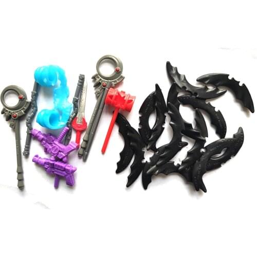 Lot of 20 Random DCC Imaginext Weapon Accessories Loose Action Figure