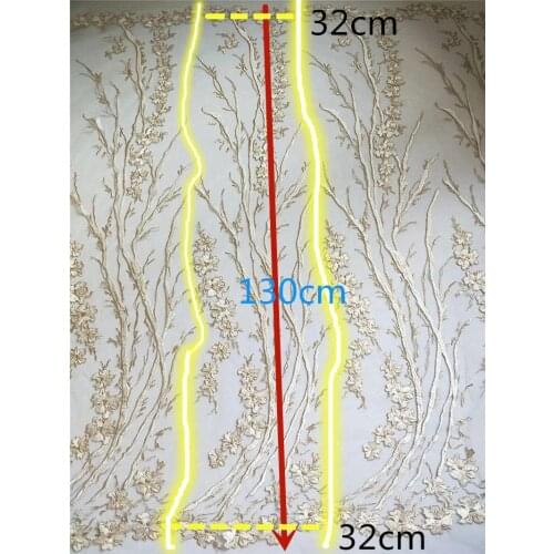 New high-end Mori series European, American, wedding dress embroidery garment fabric clothing Hanfu childrens accessories