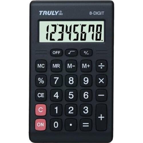 New Truly 283 Calculator Super Slim Calculadora Mini Calculator Business Lloyds Ce Certification 8 Digits Large Screen Display