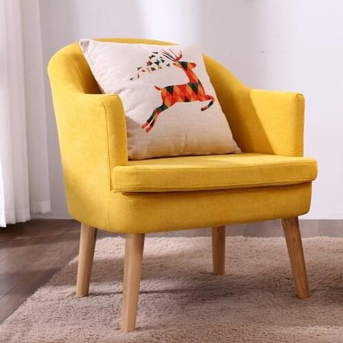 TT Single Sofa Nordic Balcony Small Table and Chair Simple Modern Small Apartment Mini Lazy Sofa