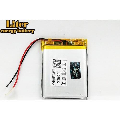 Rechargeable battery 3.7V 1500mAh lithium polymer battery 504050 MP3 MP4 navigation instruments small toys and other products