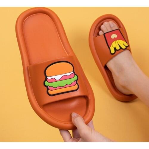 Women Summer Slippers Soft EVA Bathroom Slides Lovers Indoor Shoes Cute Cartoon Platform Female Male Home Floor Slipper
