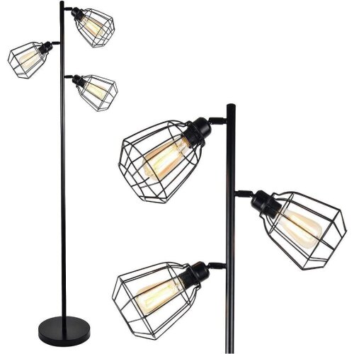 Modern led iron standing lamp stand light loft floor lamp reading floor lamps