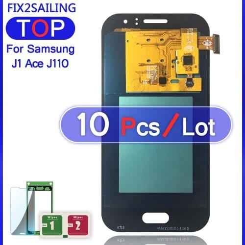 New Super AMOLED LCD Display 100% Tested Working Touch Screen Assembly For Samsung Galaxy J1 Ace J110 SM-J110F J110H J110FM