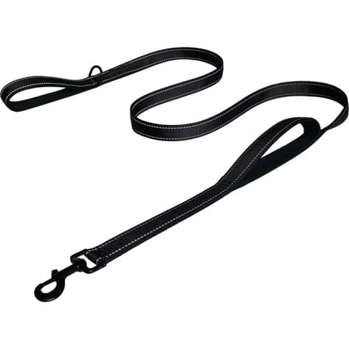 Reflective Dog Leash 6Ft Long,Traffic Padded Two Handle ,Double Handles Lead for Training Control - Handle Leashes for Large Dog