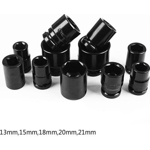 1/2" 13,15,18,20,21mm CR-V Metric Universal Socket Wrench Head Inner Hexagon Spanner Torque Wrench Sleeve Head Tools Set