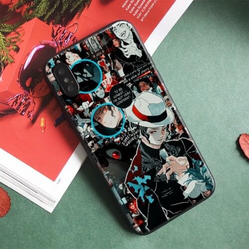 Muzan Kibutsuji Kimetsu No Yaiba Anime Phone Case Cover Shell For IPhone SE 6s 7 8 6sPlus 7Plus 8Plus X XR XS 11 12 mini Pro Max