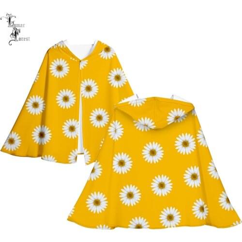 Little Daisy GD 3D Printing Cloak Cape Women/Men Fashion Casual Cool Coat Costumes