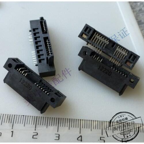 2PCS) Original original with hard disk socket forward port SATA socket SATA 6 7p female mount type