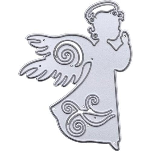 Angel Cutting Dies Stencils Scrapbook Album Embossing Paper Card DIY Craft Decor