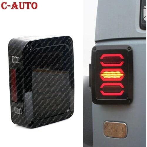 Car Smoke USA/EU Version LED Rear Tail Light LED TailLight With Reverse Brake Turn Signal For Jeep Wrangler JK 2007-2016