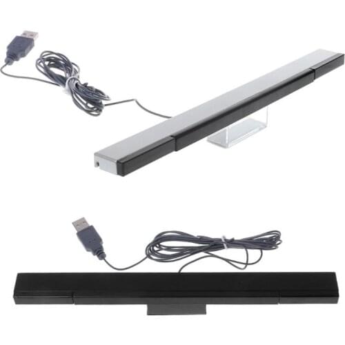 Sensor Bar Wired Receivers IR Signal Ray USB Plug Replacement for Nitendo Remote