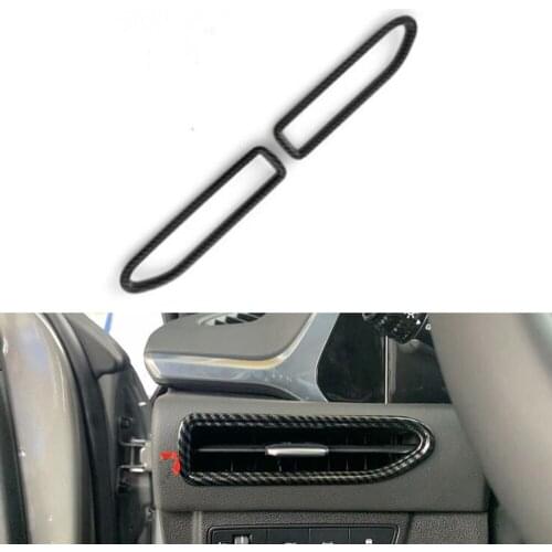 For Hyundai Sonata 2020 Car Dashboard Side Air Vent Frame Trim Accessory ABS Styling Moldings