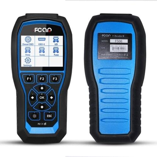 Fcar F506 HD Diesel Pickup Truck, Excavator, Heavy Truck Diagnostic Tool OBD2 Detection
