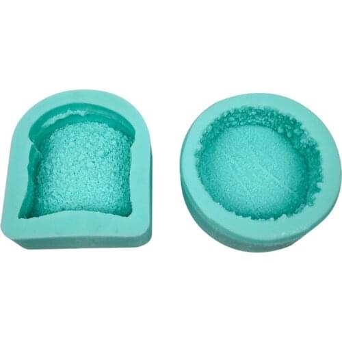 Chocolate Candy Sugar Craft Gum Paste Mold Cake Decorating Tools Family Art Silicone Soap Mold Round Bread Shape Kitchen