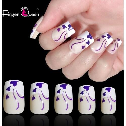 Fake Nail Art Natural Color For Nails Supplies For Professionals Decoration Accessories Sticker Tips Reusable False